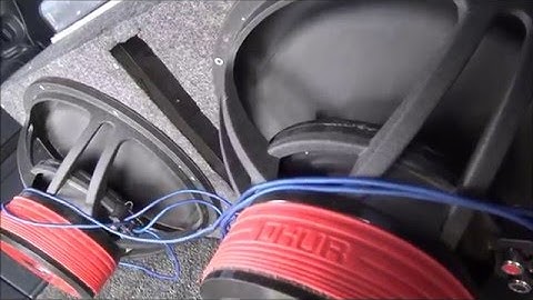 How Loud Is It? 2 db Drive K9 15s on a Memphis 1000 Watts
