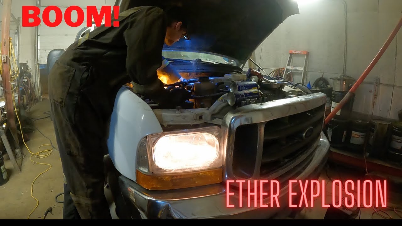 I Sprayed Ether In My Powerstroke Now It Might Be Broken - YouTube