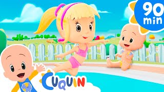 Swimming Dance 🩱🕺 and more Nursery Rhymes by Cleo and Cuquin | Children Songs