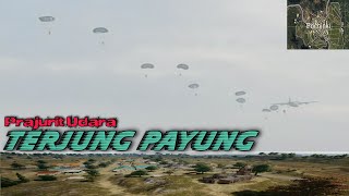 TERJUN PAYUNG PRAJURIT TNI // KOMANDO PASUKAN KHUSUS KOPASSUS