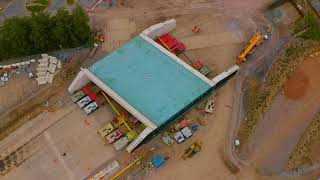 Heaviest Ever U.k. Spmt Bridge Move By Osprey Group 4120 Tonnes Of Concrete