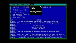 🔥 Compiling PC-Talk III in 2025?! Retro Computing with QuickBASIC 3.0 Reborn! 🖥️