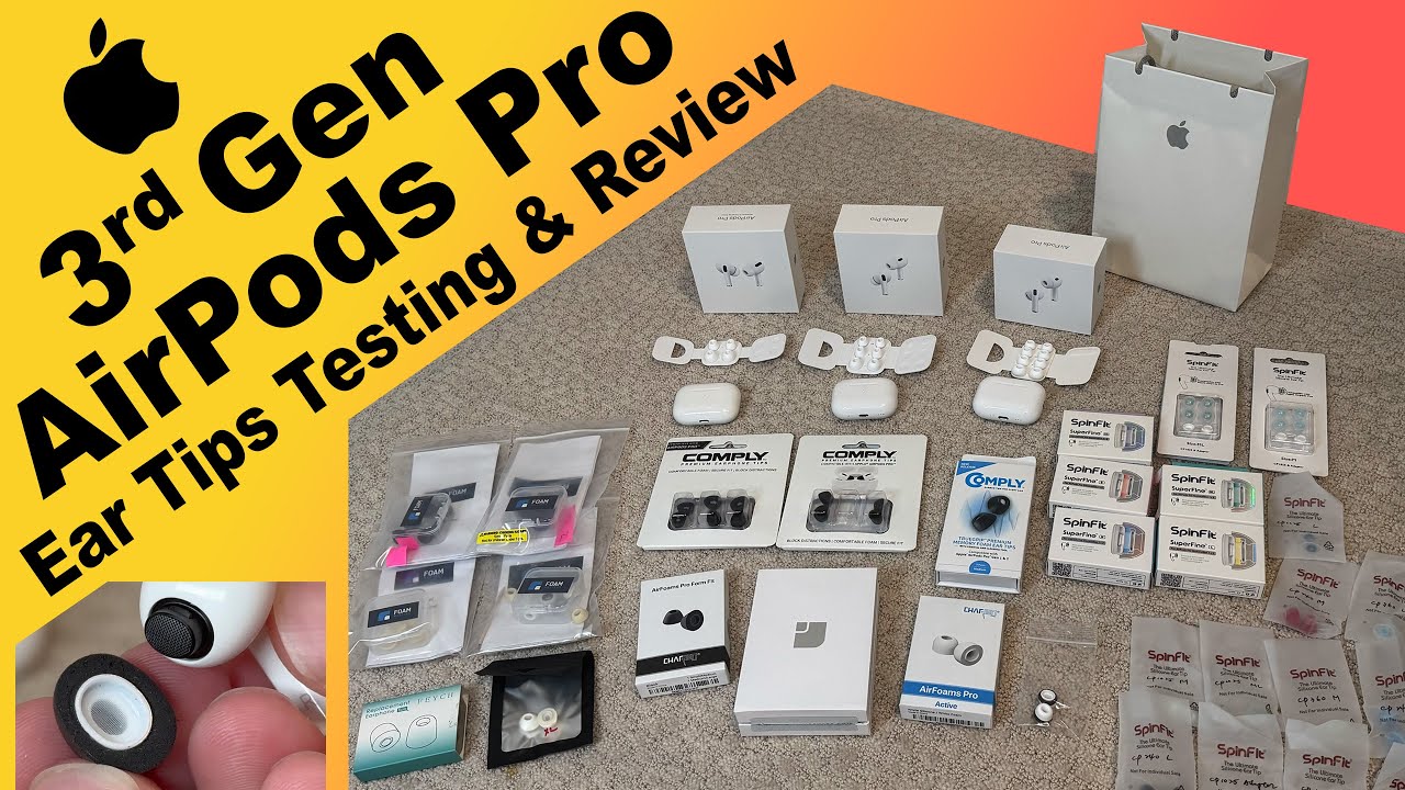 Обзор амбушюров AirPods Pro 3-го поколения — нужны ли еще амбушюры с эффектом памяти?