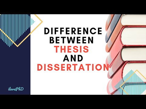Video: Hva Er Forskjellen Mellom En Avhandling Og Et Avgangsprosjekt?