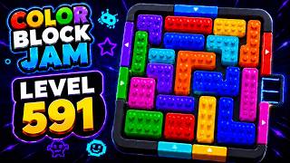 Color Block Jam Level 591 Walkthrough | Step by Step Solution