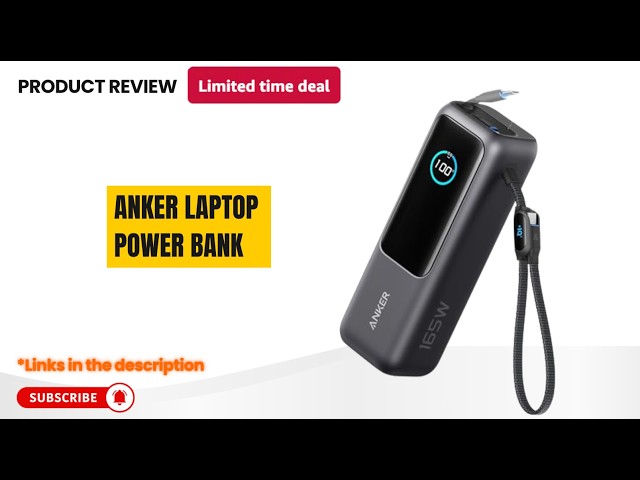 The Ultimate All-In-One Power Bank! 🔋 Anker 165W 25,000mAh Laptop