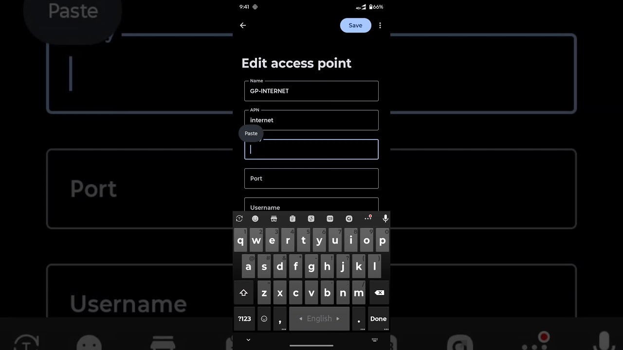 Injection proxy Setup For Mobile Data