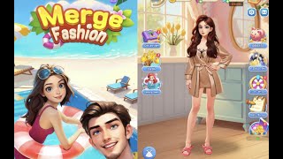 Merge Fashion: Romance Story Level 15  Part 4  👡👒  #merge screenshot 3