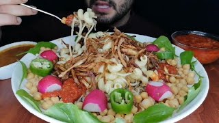 اكل الكشري المصري | اصوات الاكل | ASMR; sound of eating koushari