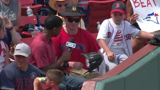 Sox fan frustrated after missing foul ball