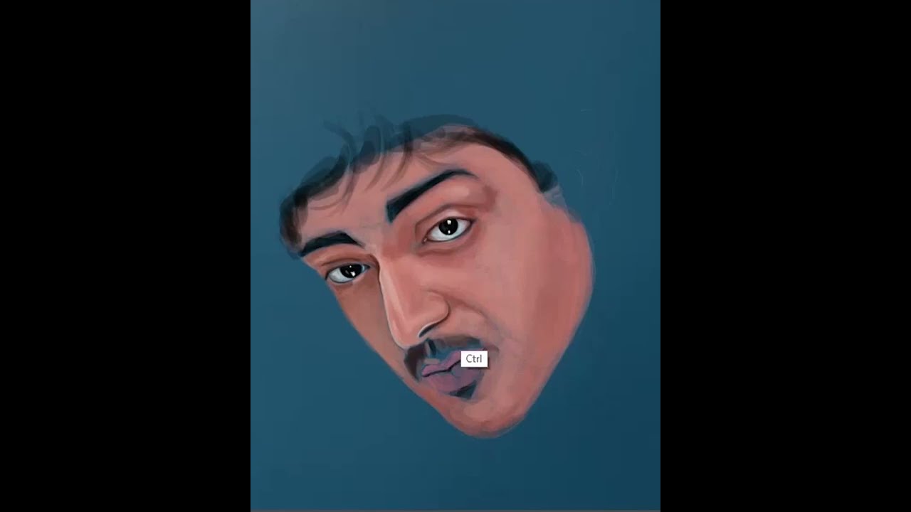 Thala Ajith | Digital Speed Painting (Time-lapse) in Photoshop |