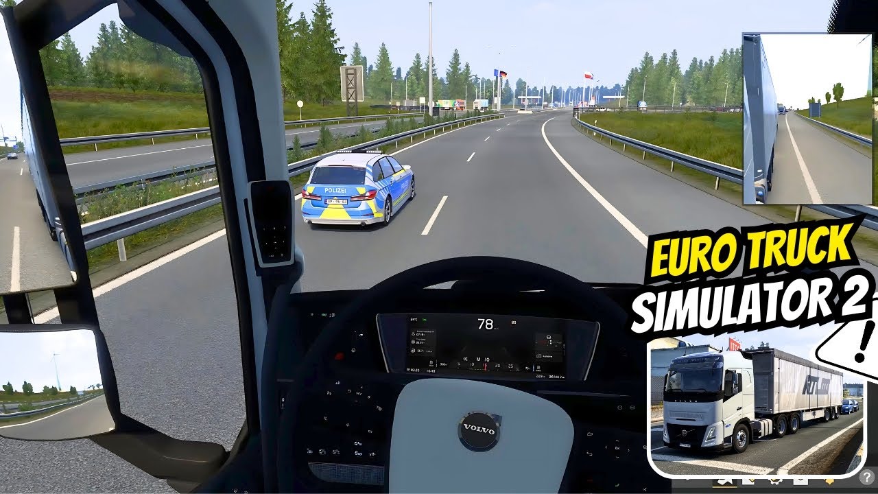 Euro Truck Simulator 2 PC Game ETS2 Gameplay 4k 🚛🗯️🫣