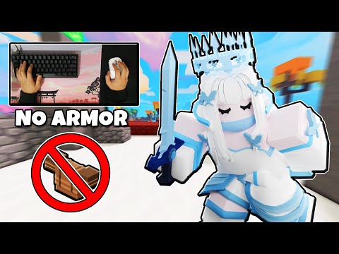 Playing Aery Kit With No Armor Until I Lose (Roblox Bedwars)