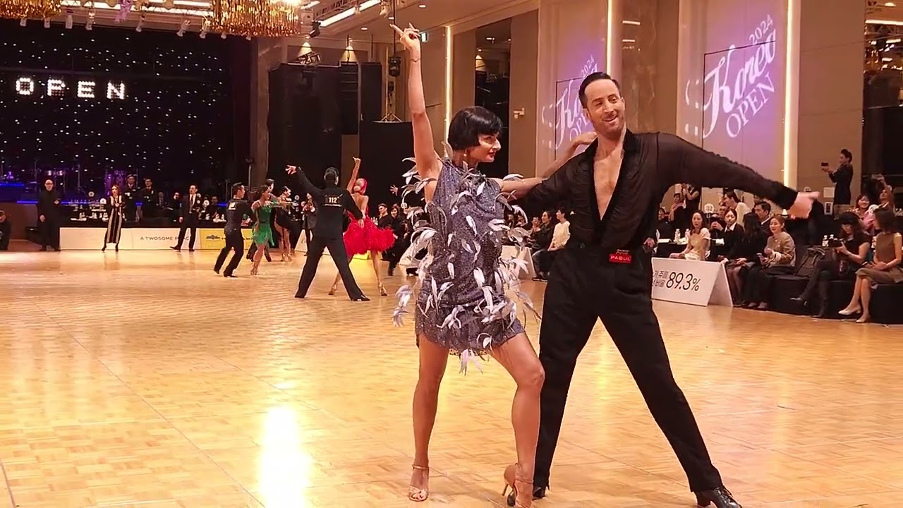 Massimo Arcolin & Laura Arcolinova chachacha Korea Open Latin Korea Open 2024 championship