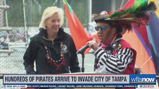 Mayor Jane Castor surrenders the key to the city