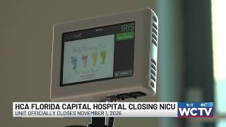 HCA Florida Capital Hospital to discontinue its Level II NICU services effective Nov. 1