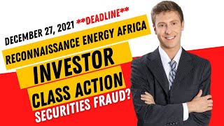 $RECAF RECAF Stock News Today STOCKHOLDERS Class Action Reconnaissance Energy Africa Ltd Alert