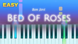 Bon Jovi - Bed Of Roses - EASY Piano TUTORIAL by Piano Fun Play screenshot 1