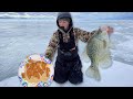 24 hour ice camping crappie catch n cook