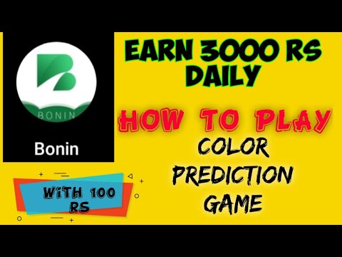 BONIN | MAKE 3000 DAILY MONEY | EARN MONEY ONLINE