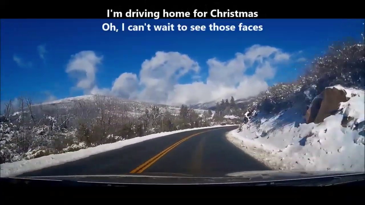 I'm Driving Home For Christmas Lyrics YouTube