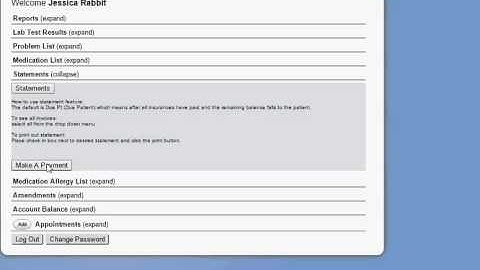 OpenEMR patient portal payment integration