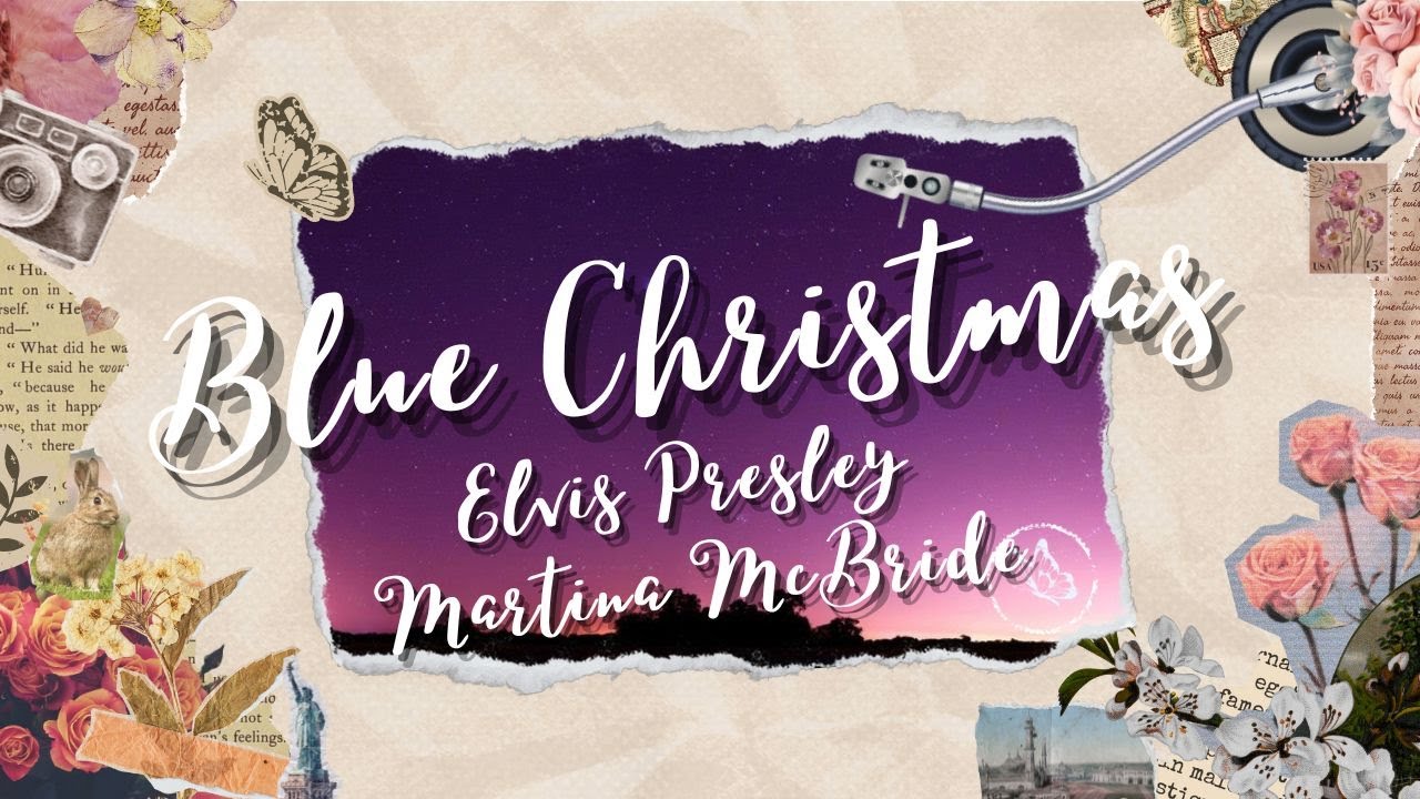 Elvis presley blue christmas lyrics youtube