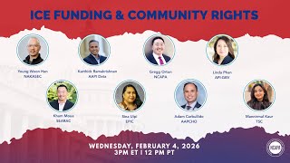 NCAPA Community Briefing: ICE Funding and Community Rights