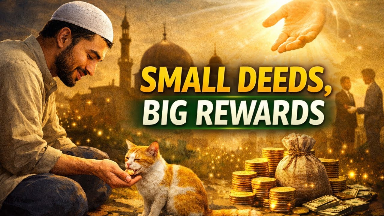 Allah Never Ignores a Single Good Deed !  Small Deeds, Big Rewards