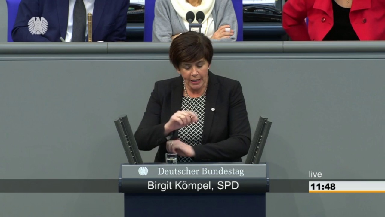 Rede vom 2.12.2016 von Birgit Kömpel, MdB, zum Thema "Kinderarmut"