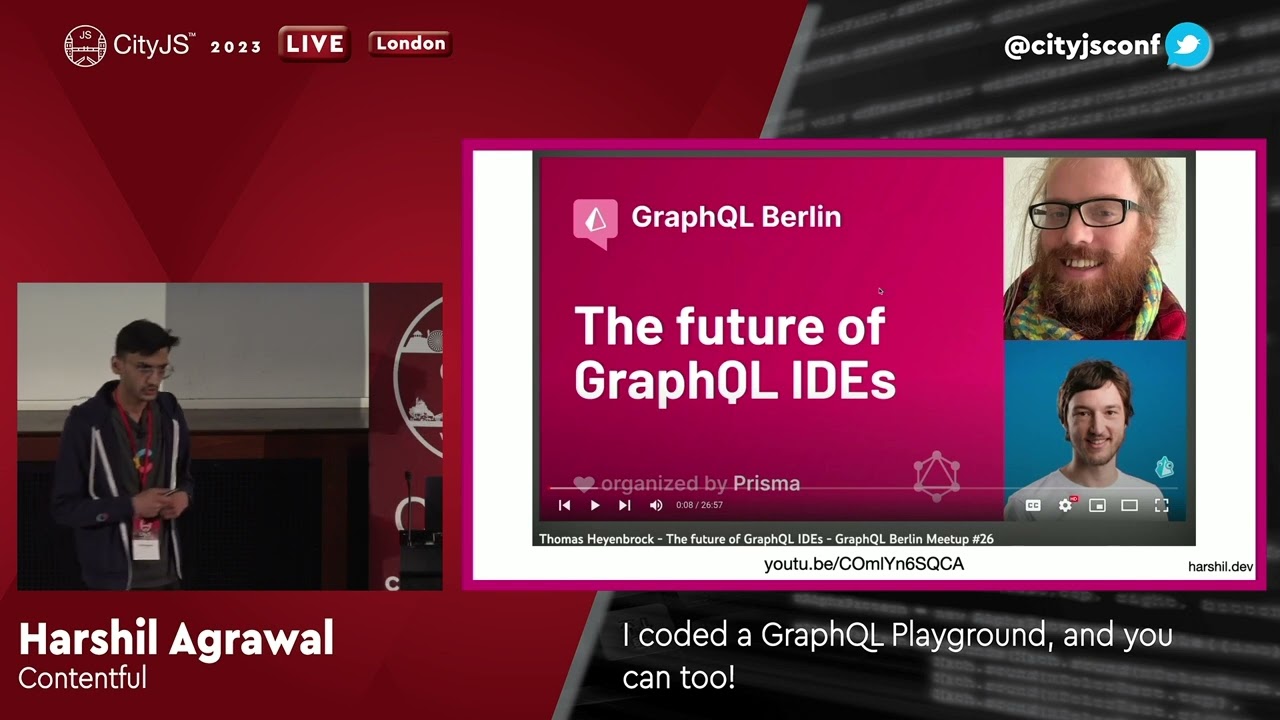 Harshil Agrawal - I coded a #graphql  Playground, and you can too!