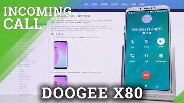 How Incoming Calls Look Like on Doogee X80 - Answer Call