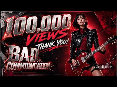 BAD COMMUNICATION / B'z - Girls Rock Band AI Cover