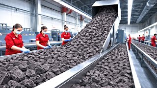 COME SI PRODUCE IL CARBONE DI LEGNA 🔥 | COSÌ 100.000 kg DI LEGNA SI TRASFORMANO IN CARBONE VEGETALE