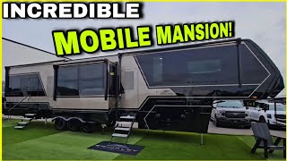 Rv Thats A Mobile Mansion With A Garage Brinkley Model G 4000 Fifth Wheel