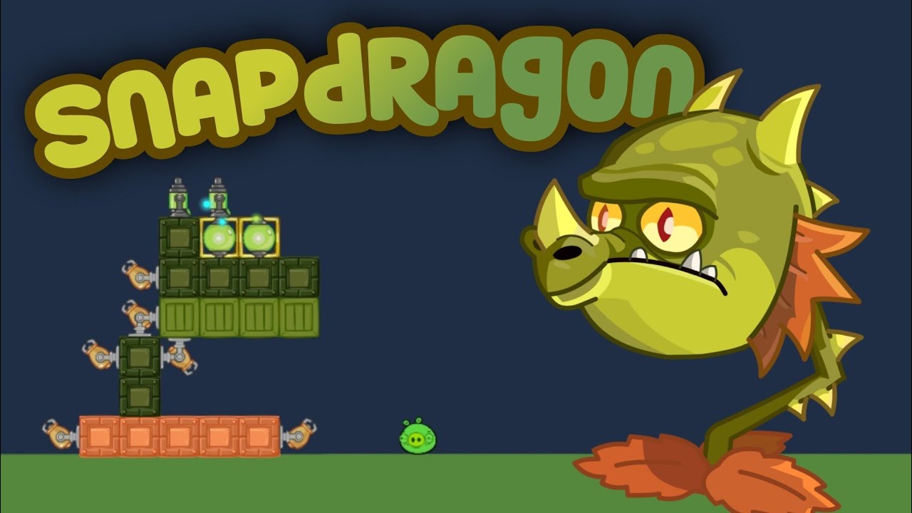 Pvz Inventions SNAPDRAGON (from PLANTS VS ZOMBIES 2) - Bad Piggies Inventions - YouTube