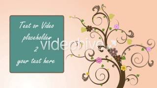 Animation Of The Tree With Easter Eggs Or Dots After Effects template