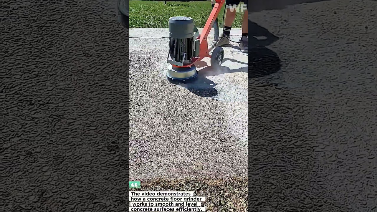Concrete Floor Grinding Machine | Surface Leveling and Smoothing Process