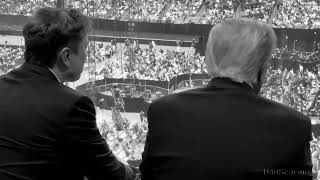 Trump & Musk Seen Chatting at Kirk Memorial