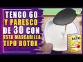 Mi cara esta nueva con el botox casero, mascarilla de maizena, Quita Arrugas, Manchas y Flacidez