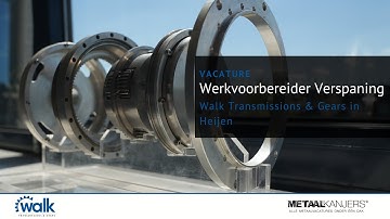 Werkvoorbereider Verspaning | Walk Transmissions & Gears