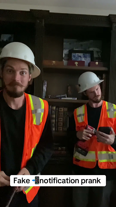 Fake notification prank