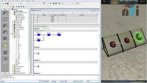 Latching and Interlocking Exercise #4 Siemens S7 200By Nfi automation.