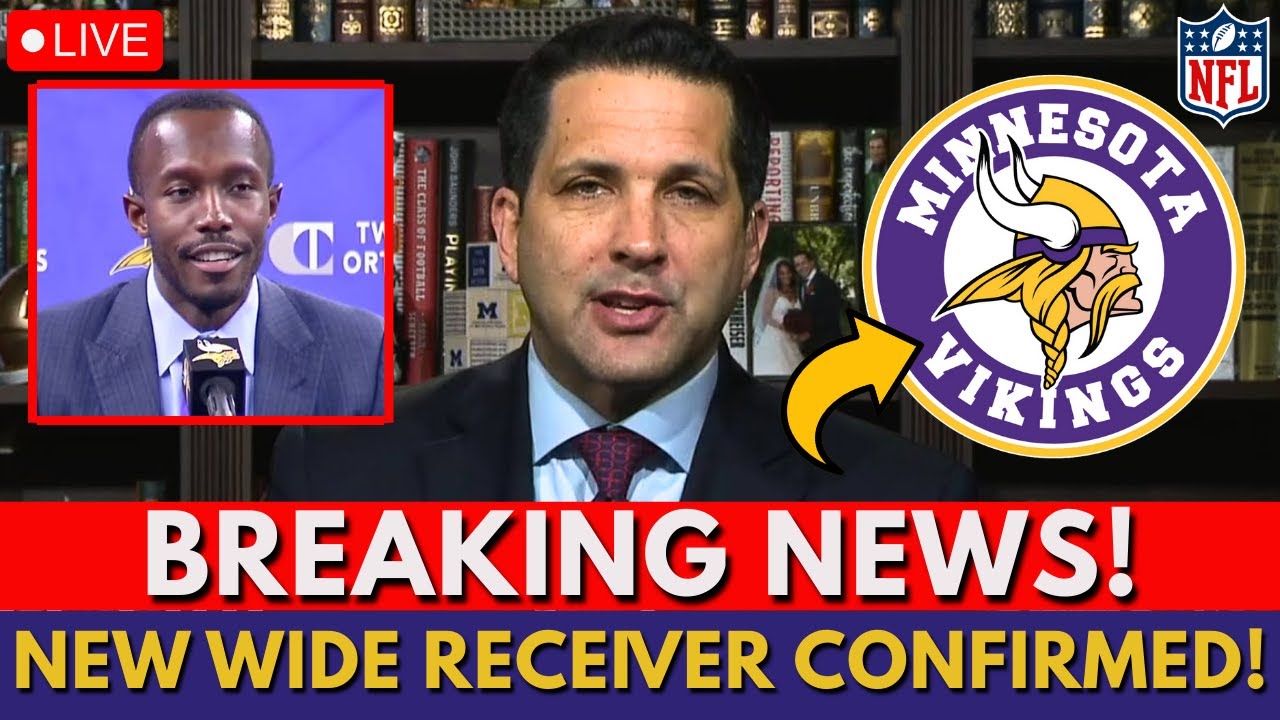 CONFIRMED NOW! VIKINGS SIGN NEW WIDE RECEIVER! WELCOME TO MINNESOTA! VIKINGS NEWS
