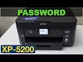 Epson XP-5200 Password