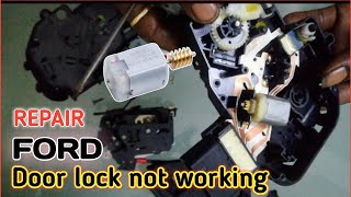 how To Repair door lock actuator,door lock not working , Ford Mondeo