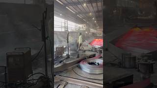 Rolling mill😥🥹🥺#shortsvideo #rollingmill #hardwork #sedsong #steelplant #ytshorts #shortsfeed