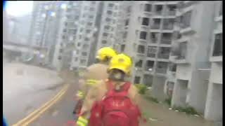 香港に台風接近　5年ぶりの警戒水準に