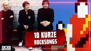 10 Short Rock Songs