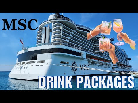 Msc Cruises - Drink Packages - Easy Package, Easy Plus Package, Premium Extra, Minors, Alcohol Free